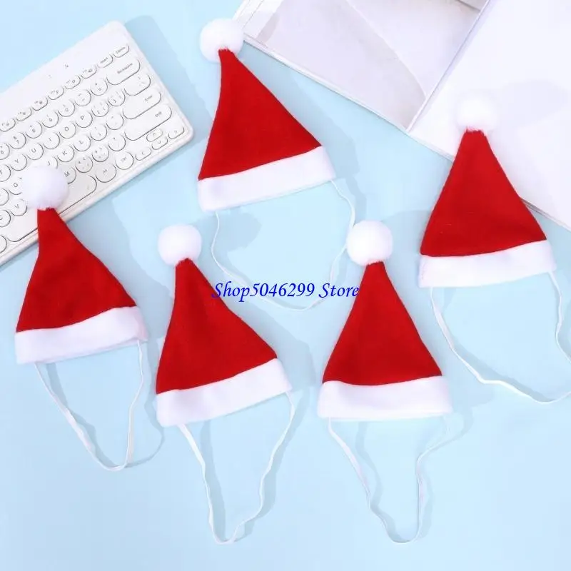 

H55A Комплект костюмов Шапка Санта-Клауса Шарф Клыки Мягкий изменяемый наряд для праздничной вечеринки