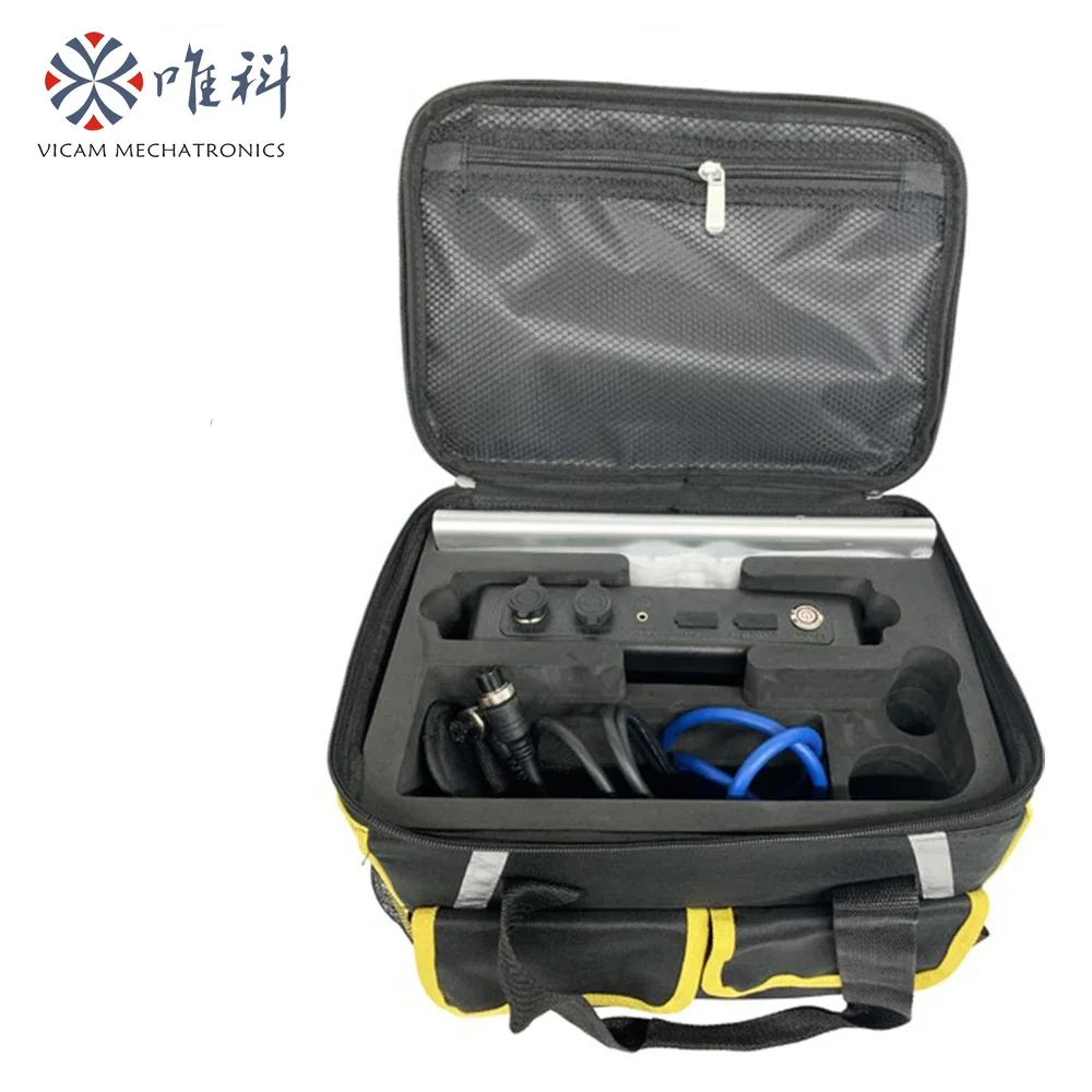 Vicam Factory HD 50mm عموم إمالة 360 درجة معدات فحص الكاميرا 10 بوصة شاشة ملونة Cctv الأنابيب التفتيش روبوت