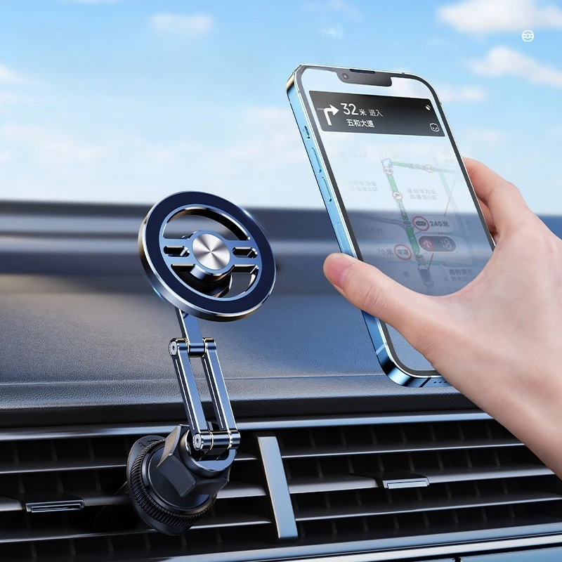 For Dashboard Arch Bridge Stable Base Multi-Angle Adjustable Dual-Pivot Gravity Clip Bracket Phone Holder Stand Mount Car