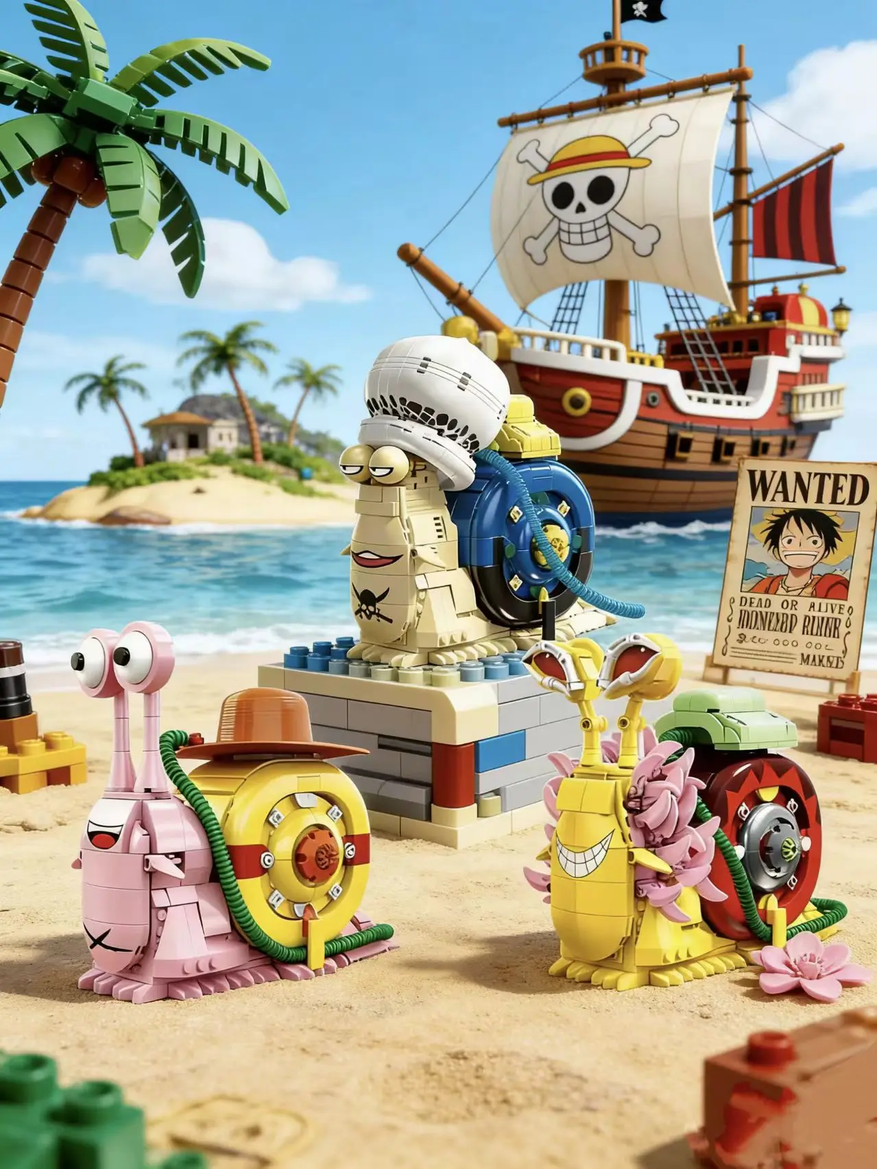 

Набор для творчества MOC: Телефон-насекомое из строительных блоков - Соединяемый развивающий игровой набор для детей, идеальный подарок на день рождения