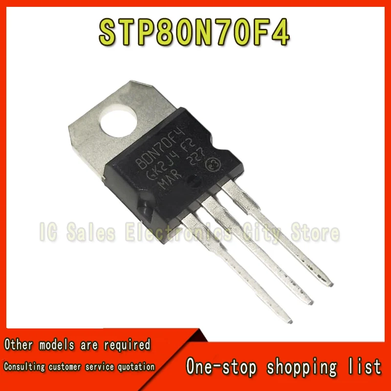 Nuevo Original 10-50-100 Unids/Lote Stp80n70f4 80n70f4 Stp80nf70f6 80nf70f6 80nf70 80n70 Tot-220 85a 68V N-Kanaal Power Mosfet