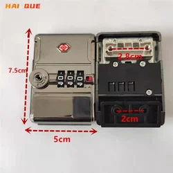 TSA Customs Password Lock 3 cifre combinazione serratura valigia da viaggio bagagli serratura codificata armadietto lucchetto po