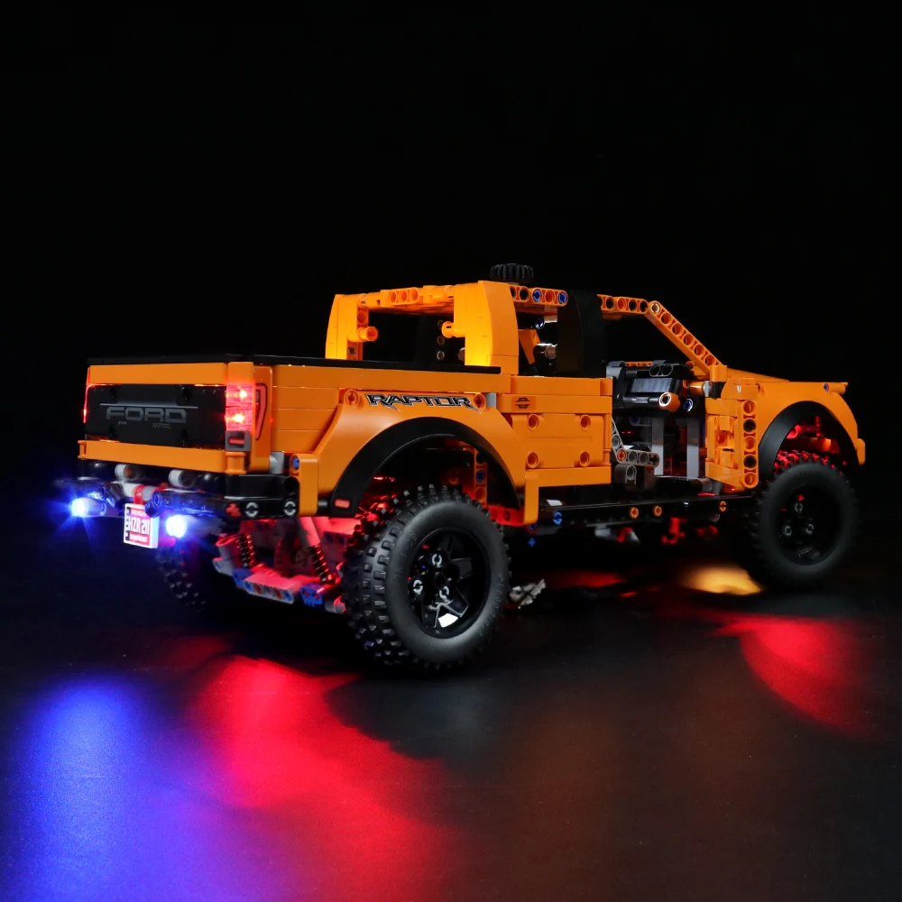 Lazishi Led Light  For 42126 Ford F-150 Raptor Lighting DIY Toys (Not ​Include the Model)