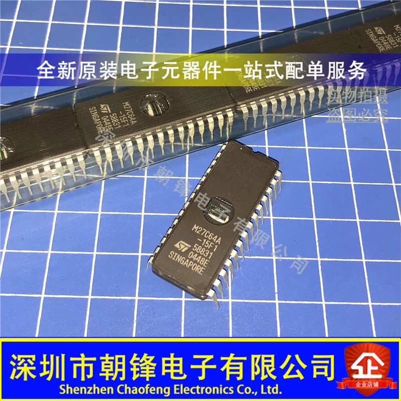 

M27C64A-15F1 ИС CDIP28