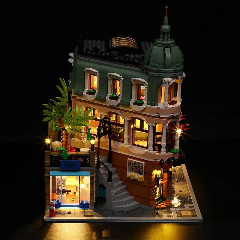 Kit luce LED fai da te per LEGO 10297 Boutique Hotel (solo luce a LED, senza modello di blocchi)