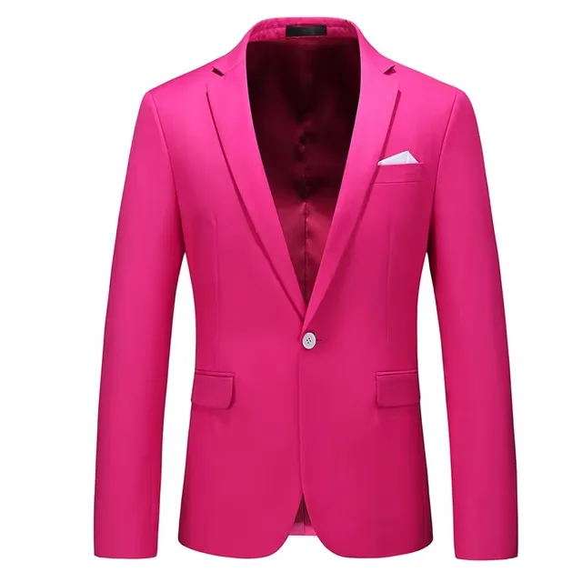 Bright Green Men's Suit Jacket, Stylish Slim Blazer, Wedding Party Dress Coat Suitable for All Seasons, Asian Size M-5XL 6XL 5