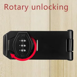 3-Digit Combination Lock Zinc Alloy Password Drawer Locks Mechanical Dial Cabinet Security Cam Lock Easy to Install Refrigerator