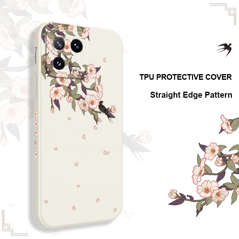 الجنية حلم فرع جراب هاتف ل Xiaomi 17 15 15T 14 14T 13 13T 12 12X 12T 12S Mi 11 11T 10 10T Pro Max Lite السائل سيليكون Co