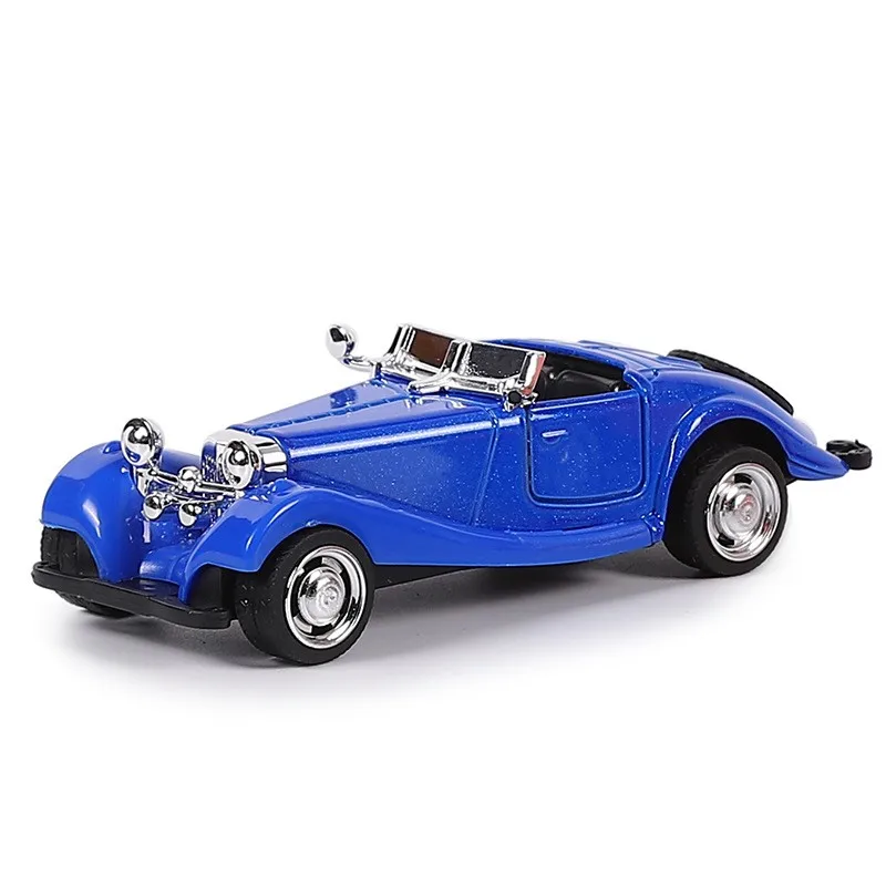 1: 32 Die Casting Model Alloy Open Top Vintage Car Model Children\'s Toy Car Ornament Boy\'s Birthday Gift