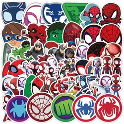 10/30/50pcs Disney Marvel Spider Man and His Amazing Friends Stickers Skateboard Laptop Motorcycle Car Waterproof Sticker Toys