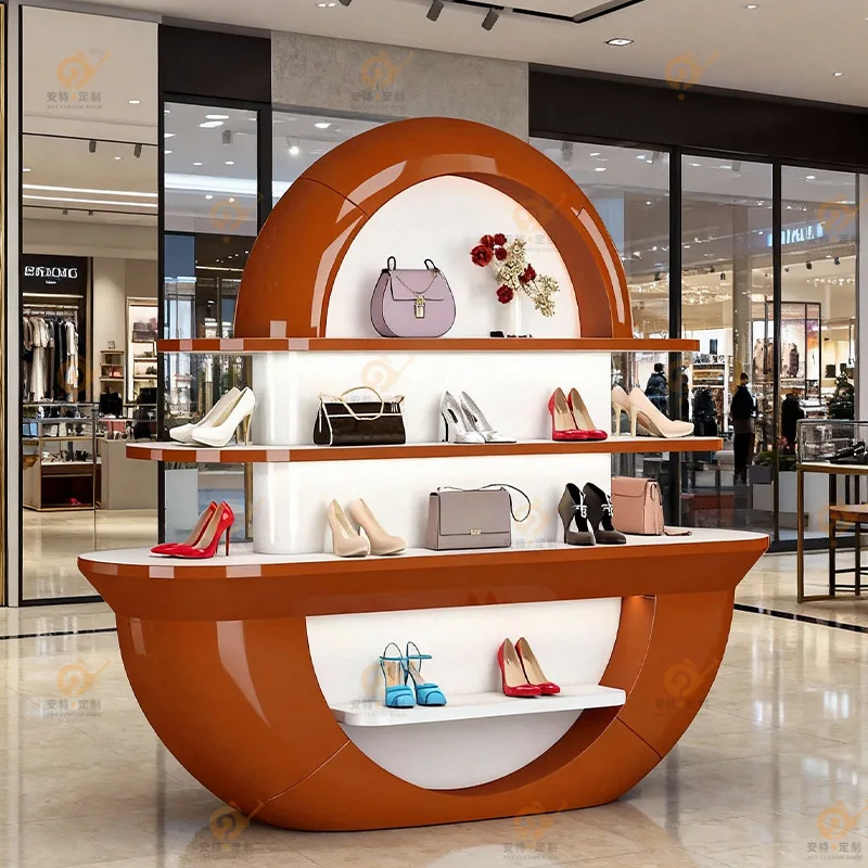 Specialty Store Nakajima Display Cabinet Showroom Product Display Cabinet Beauty Salon Product Sample Showcase Shelf Customized