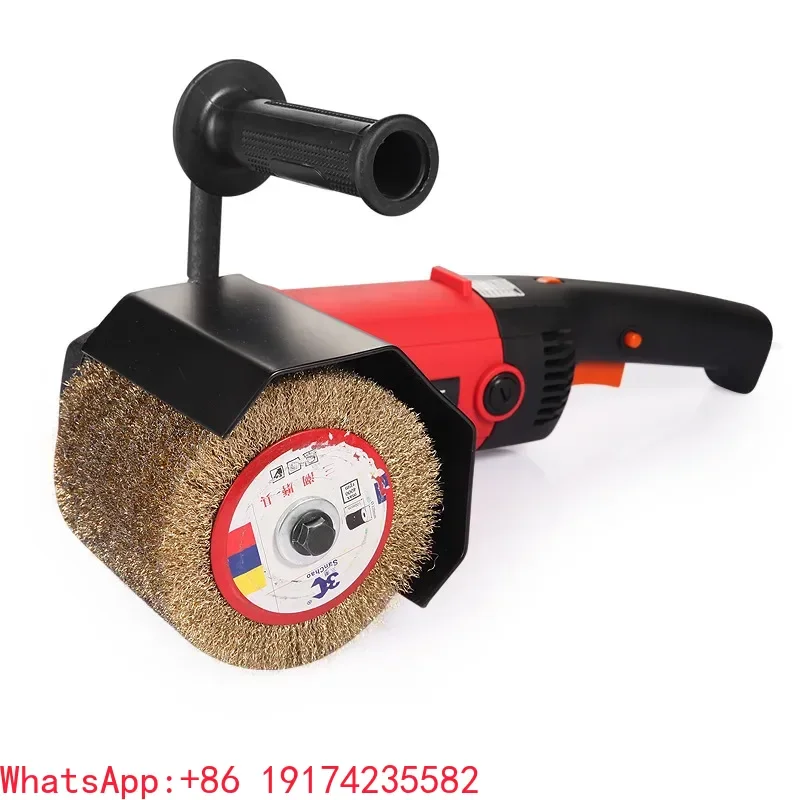 High Power Electric Metal Wire Drawing Machine Stainless Steel Polisher Mirror Polishing Wood Open Paint Drawing Machine