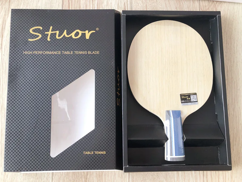 Stuor Neu Kommen Tischtennis Blade BLAU Carbon Tischtennis Schläger Mit Integriertem Faser Carbon Professionelle Angriff Aus – Detail 9