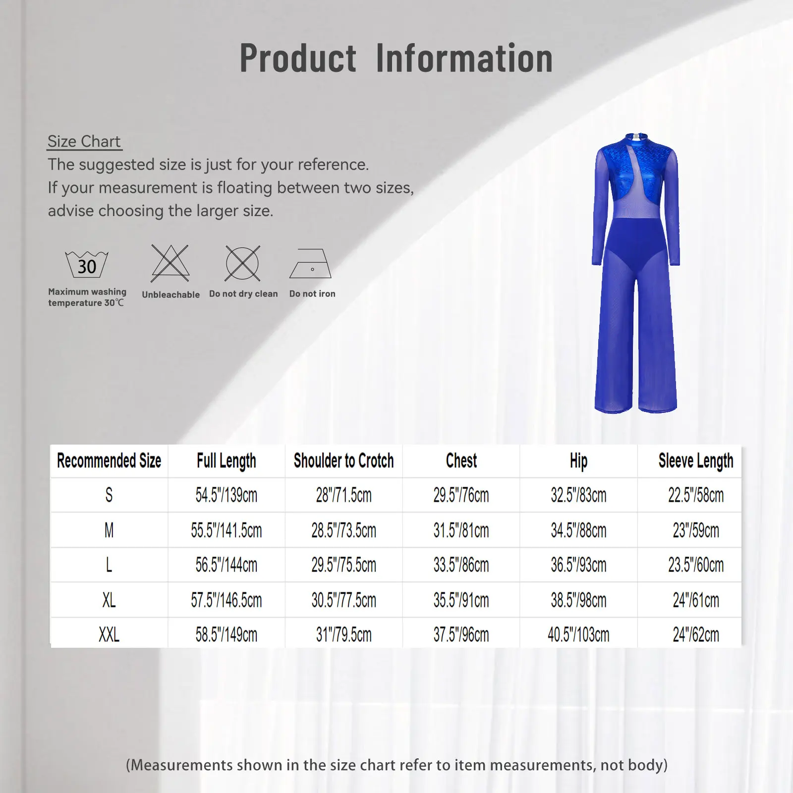 

Women Gymnastics Lyrical Dance Performance Jumpsuit Metallic Spliced Long Sleeve Sequins Sheer Mesh Wide-Leg Rompers Bodysuit