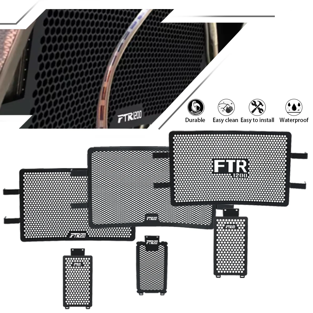 

2025 2024 Radiator Guard FOR INDIAN FTR 1200 CARBON FTR1200 RALLY Radiator Grille Guard Cover Grill 2019-2023 2022 2021 2020