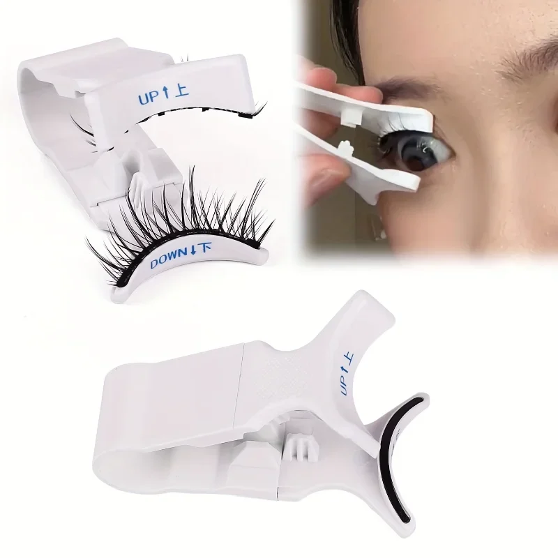 Professional Magnetic Eyelashes Applicator Tweezer Clip Clamp 3D Mink False Eyelashes Extension Makeup Kit