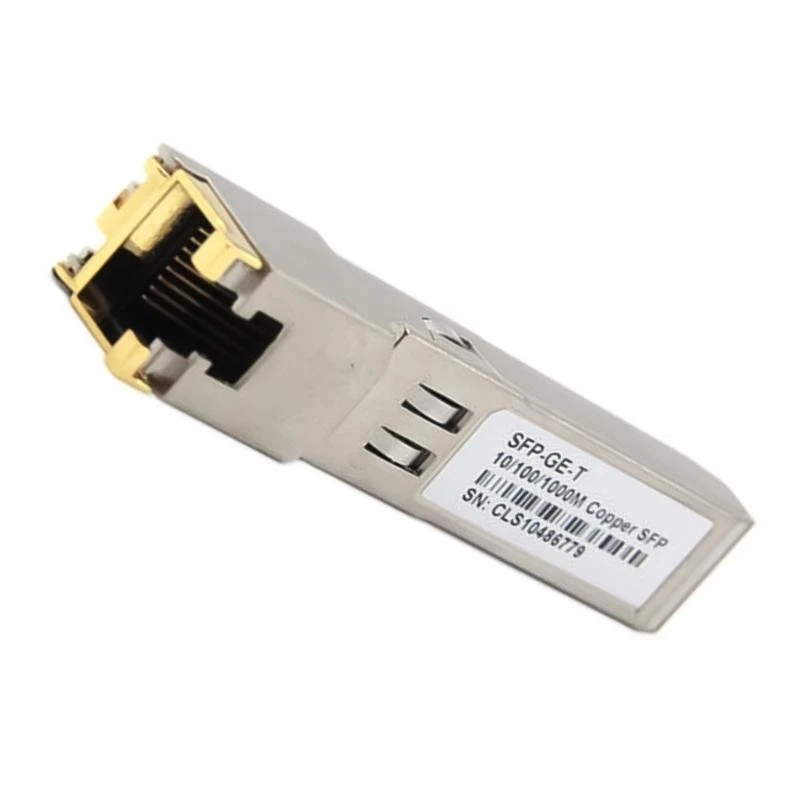 L4MD SFP Modul RJ45 Switcher 1000Base 10/100/1000M SFP ke RJ45 Modul Ethernet Tembaga Gigabit SFP Transceiver Adapter