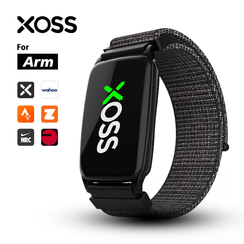 XOSS IPX8 Beat Band Pro Opaska na Ramię/Podgarstek z Monitorem Tętna ANT+ BBP Pływanie Bieg Trening Fitness Kalorie Oksymetria Krokomierz Tętno na Ramię