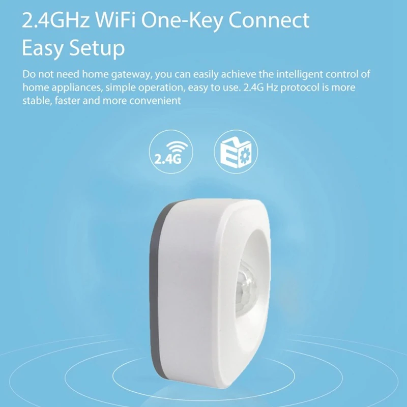 WiFi PIR Motion Sensor Wireless Infrared Detector Security Burglar Alarm Sensor Smart Life APP Control Compatible