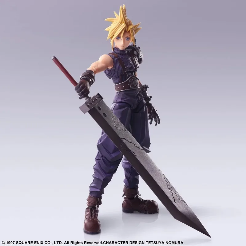 Spot Genuine SQUARE ENIX SE BRING ARTS Final Fantasy 7 Claude Movable Figurine Model Toy Gift Anime Game Collection Multiverse