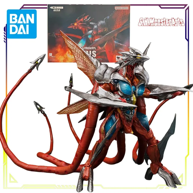 

BANDAI Original S.H.MonsterArts Series Chimera 3: Пробуждение зла Gods Elise Аниме Фигурка Модель Игрушки Подарки для мальчиков
