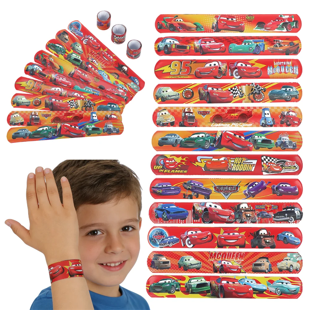 @NEW12/36pcs Cars Slap Bracele - Lighting Mcqueen Birthday Decor review and price