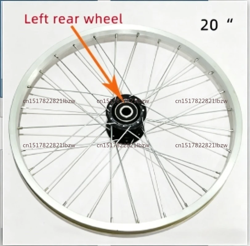 20Inch 24Inch Tricycle Front Wheel Left Rear Right Rear Spoke Rim Bicycle Accessories
