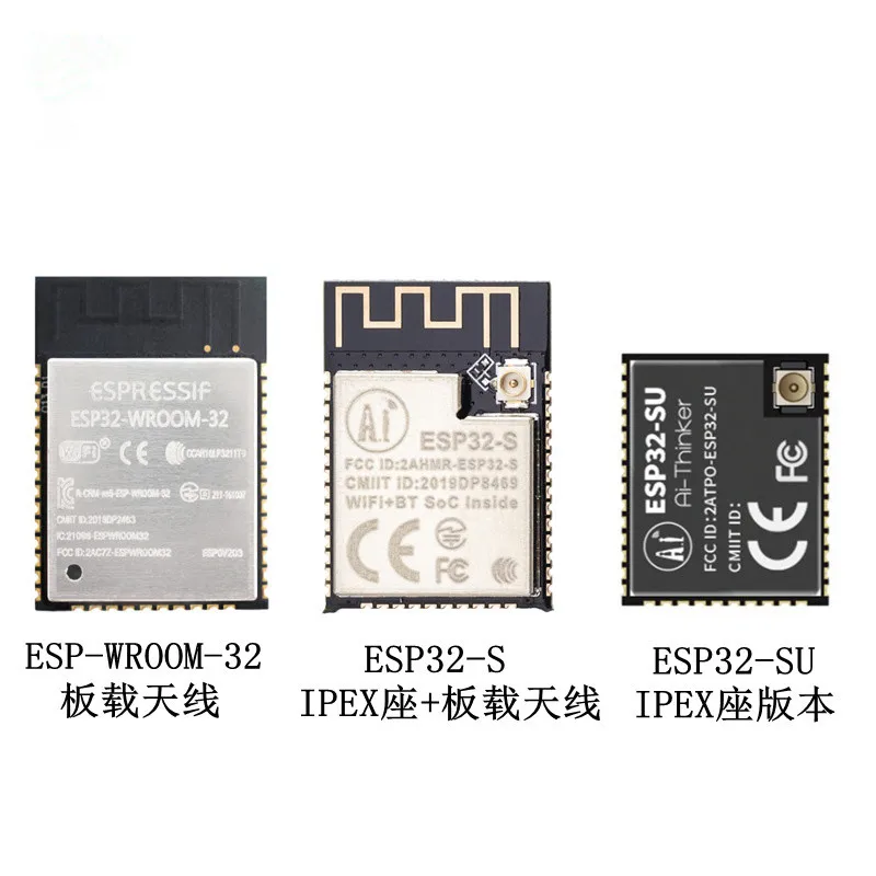 ESP32โมดูล WiFi บลูทูธแบบ Dual-Mode Dual-Core CPU Espressif ชิป ESP-WROOM-32โมดูล ESP-32S