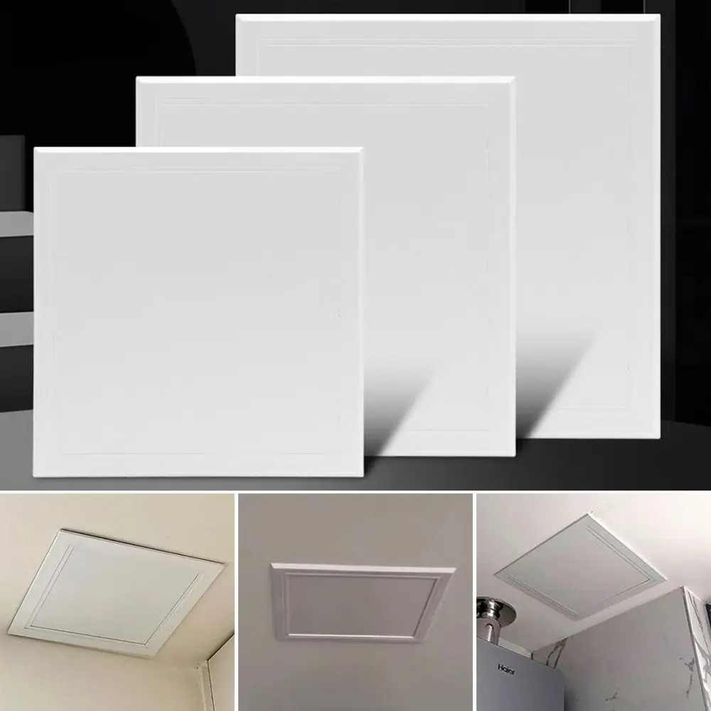 

Universal White Access Panel Door Plastic Removable Inspection Hole Hinged Access Hatch Doors Wall Ceiling