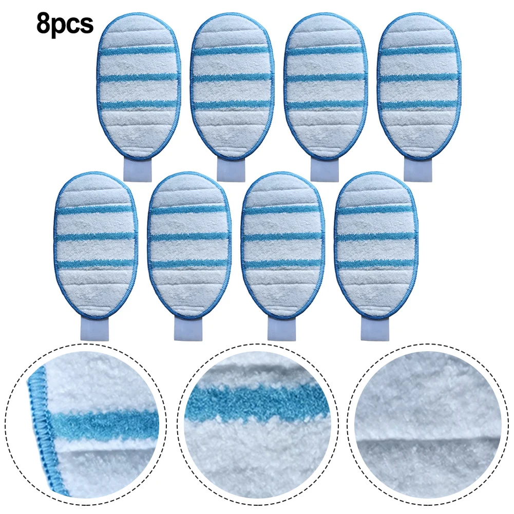 Microfiber Pads Cleaning Cloths 8Pcs Accessories FSH10SM FSH10SMP Mop Cloth Replacement Set Spare Parts Practical