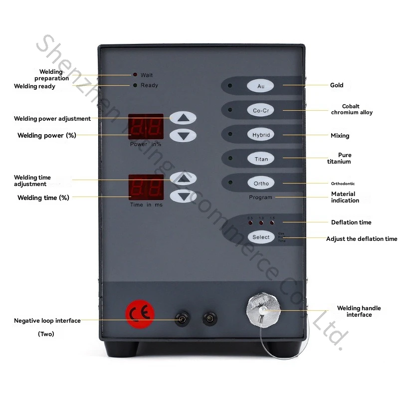 Automatic spot welding machine for gold and silver jewelry and eyeglasses; electric spot welding machine for dental orthodontics
