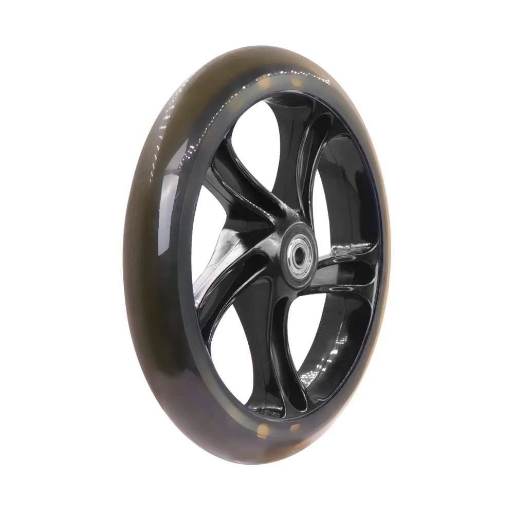 1/2pc Solid Wheels 200mm Adult Scooter for Razor and Adult Kick Scooters with ABEC 7 Bearings Wheels Replacement Scooter Wheel image 3