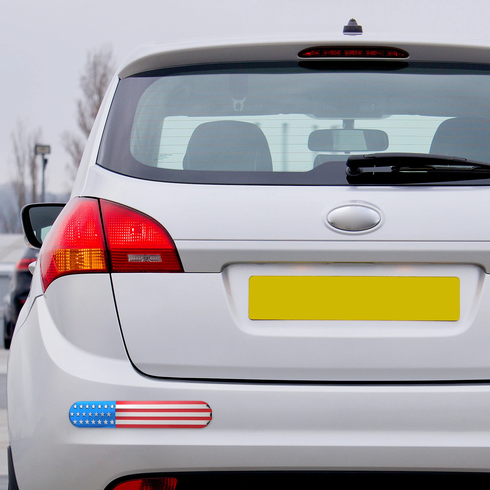 

American Flag Metal Car Sticker 3D Usa Patriotic Decal Side Badge Waterproof Aluminum Vehicle Decoration for Truck Motorcycle