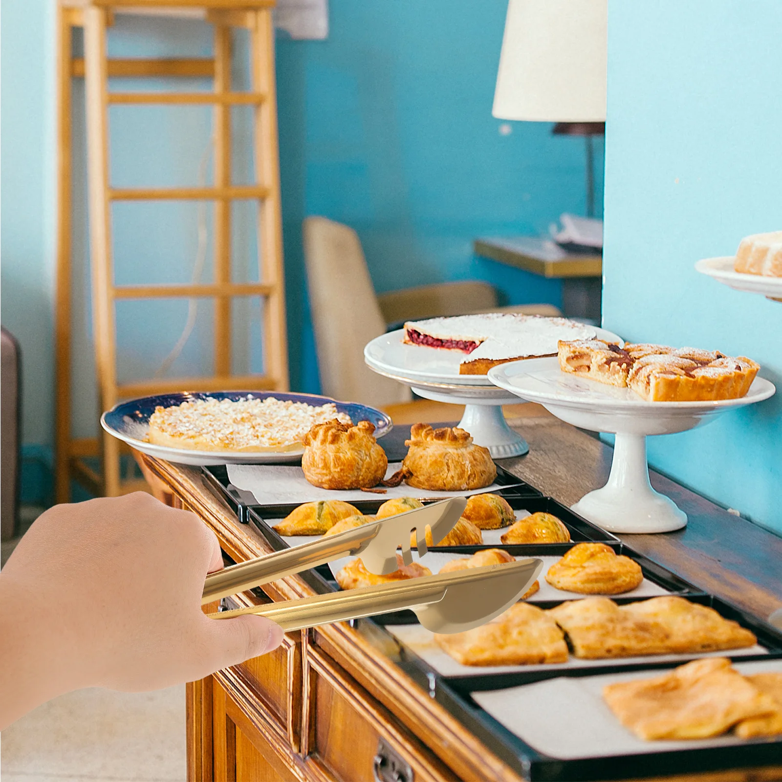 

Heavy Duty 304 Stainless Steel Kitchen Food Tongs 12 Halfround Claw Cooking Serving Bbq Buffet Grill Salad Steak