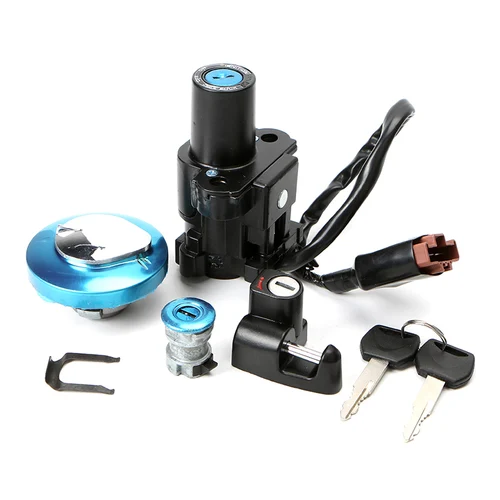 Imagen 1 del producto Cerradura de interruptor de encendido de motocicleta, tapa de tanque de gasolina y Gas, llave de bloqueo de asiento para Honda CRF250L CRF250LA CRF250 L LA CRF 250