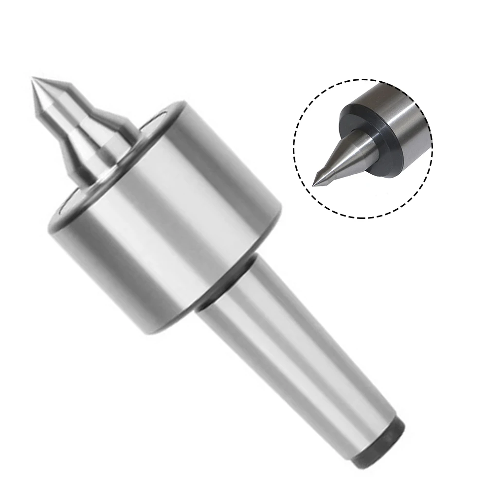 MT3 Steel Lathe Live Center Taper Tool Bearing  Revolving Milling Center Taper Rotary Thimble Lathe Centers CNC Metalworking