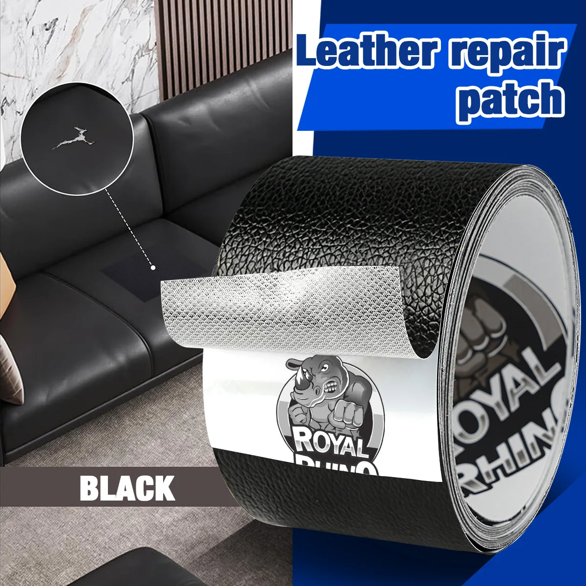 Self-Adhesive Leather Repair Patch Tape DIY Sofa Moto Car Se