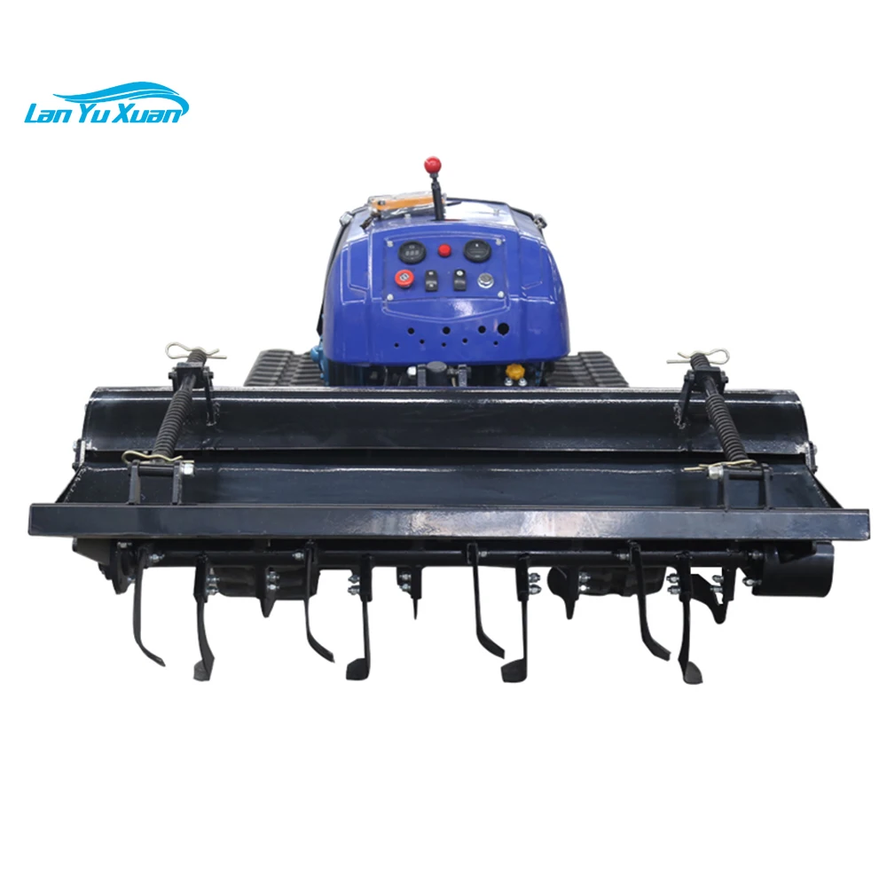 Multifunction Agriculture Machinery Remote Control Cultivators Crawler Cultivator