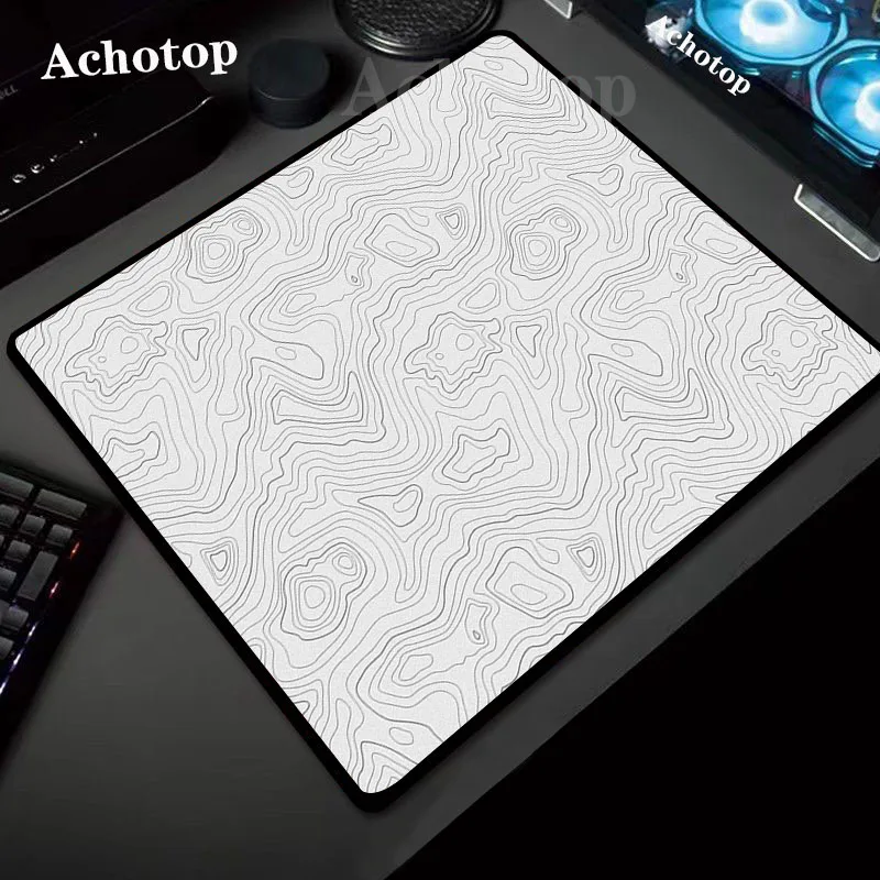 Imagem -02 - Mouse Pad Profissional com Linha Preta Teclado Gamer Mousepad E-sports Desk Laptop Mouse Mats Controle 400x450 mm