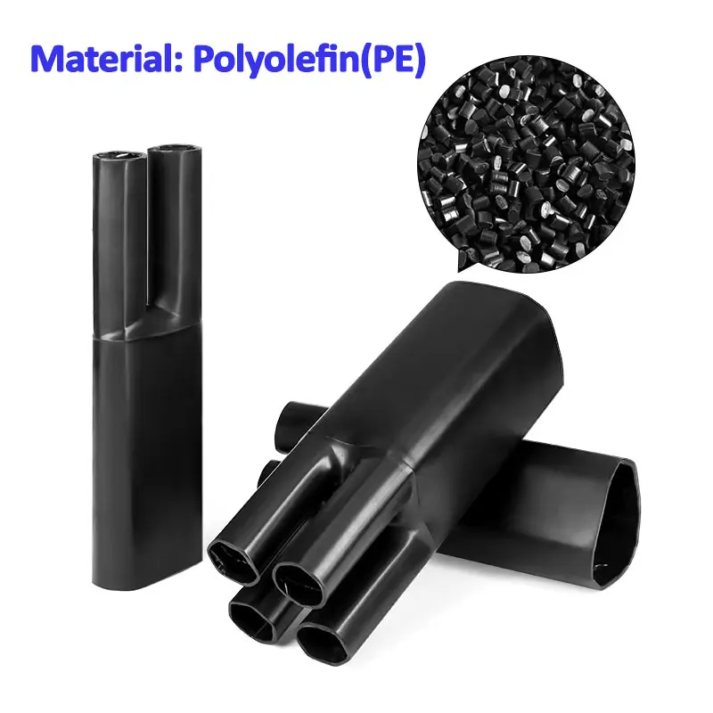 2:1 Heat Shrink Wrap Tube With Glue 2/3/4/5Cores Separate Branch Cable Splitter Insulation Sleeve Waterproof Sealing Protector