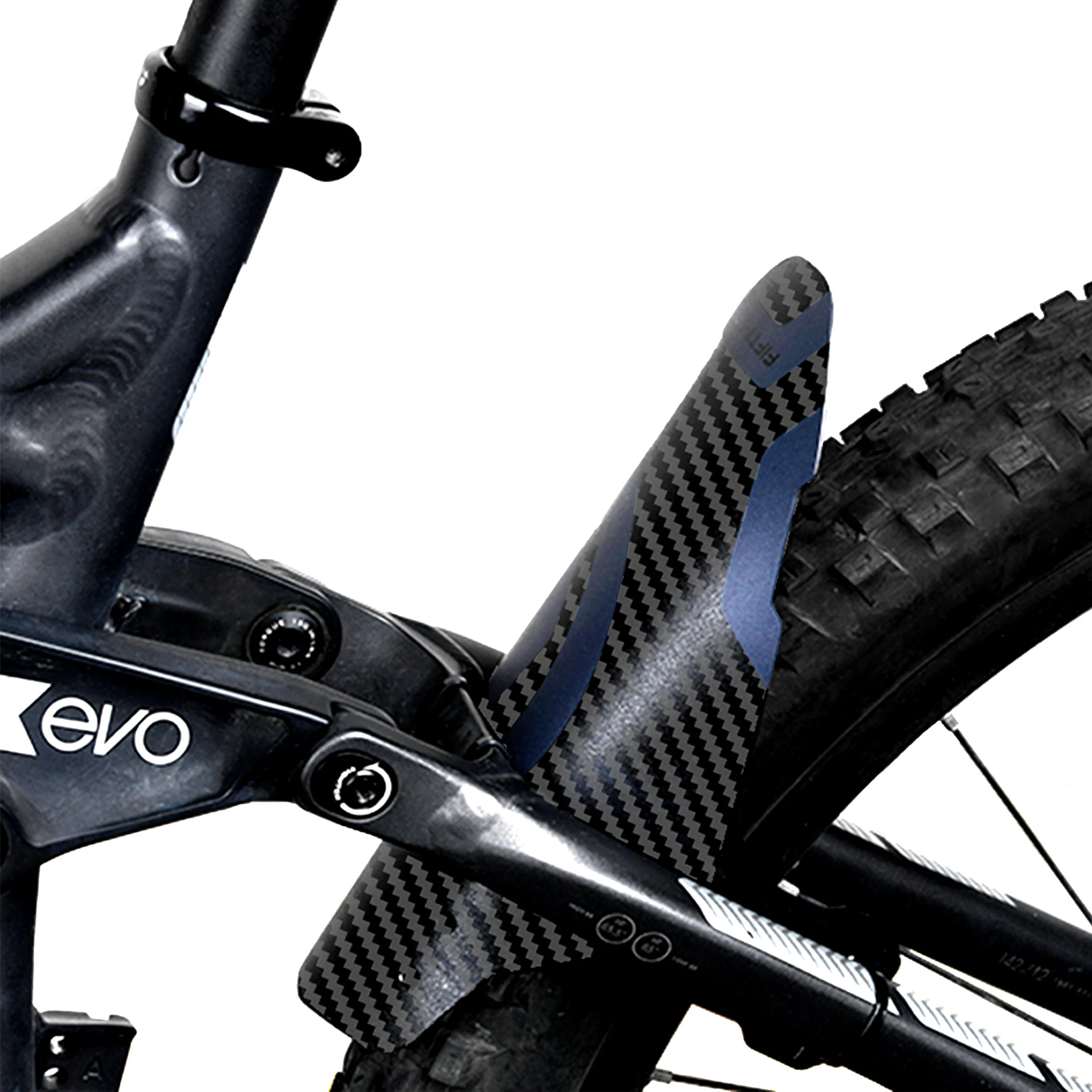 SprintSparkZ Upgraded Carbon Pattern Bicycle Fender Road Mountain Bike Mud Guard Front Rear Wheel Mudguard Ultralight MTB Fender - view 4
