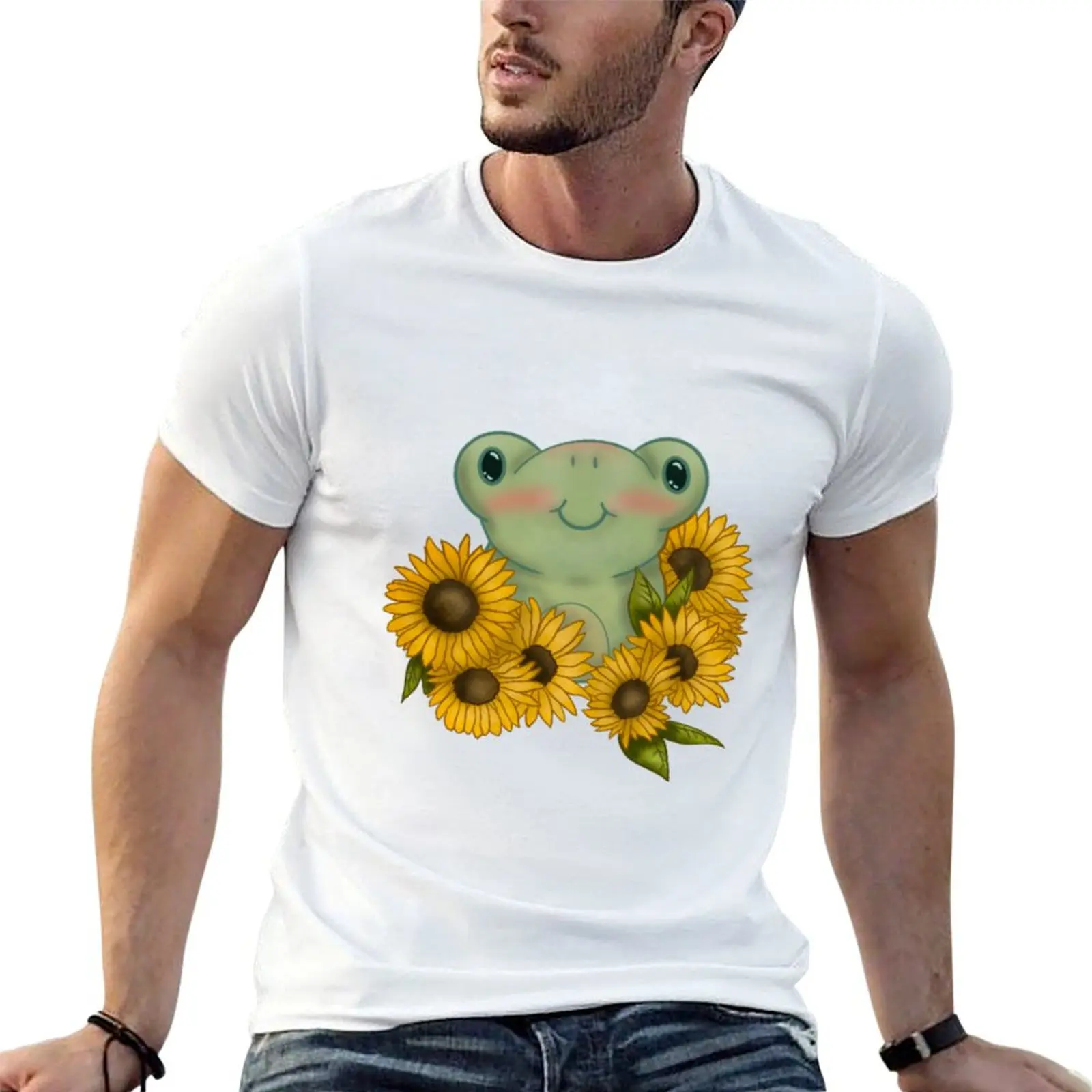 

quality Sunflower brand t man Frog T-Shirt t funny shirts man luxury shirts high