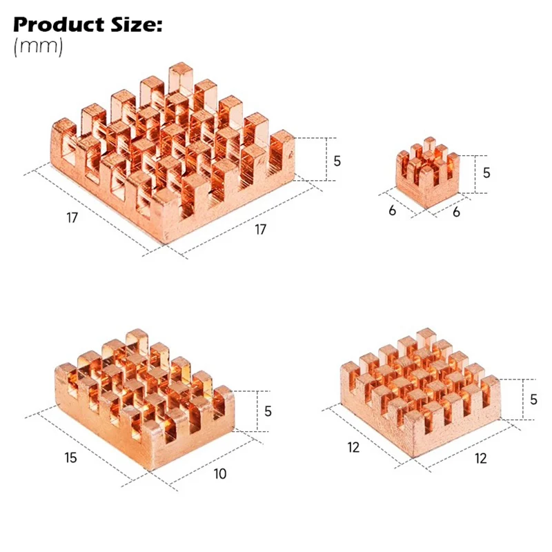 4 шт./партия, охладитель для Raspberry Pi 5