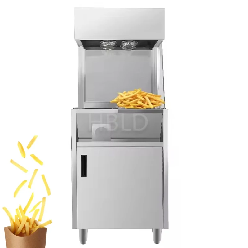 

High Quality Commercial Restaurant French Fry Heater Stainless Steel Fast Food French Fry Display Cabinet