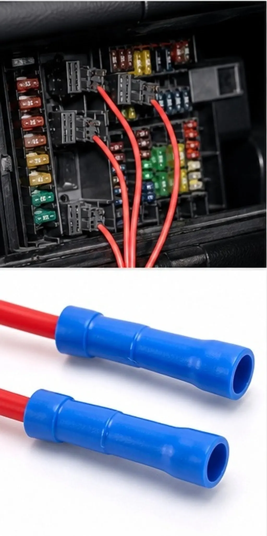 3Pcs Car Fuse Adapter Automotive Mini Fuse Tap Block for Stable Auto Power Extraction and Circuit Expansion Automobile