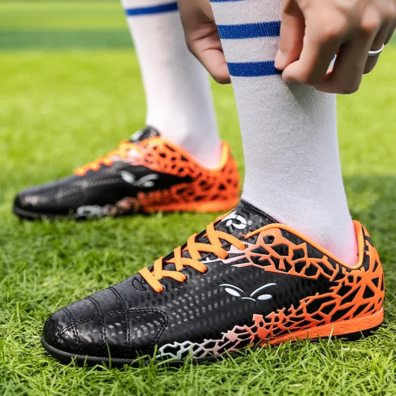 

Men's Soccer Shoes FG/TF Non-Slip Turf Soccer Cleats Training Shoe Personalized Design Ultralight Outdoor Sneaker Football Boots