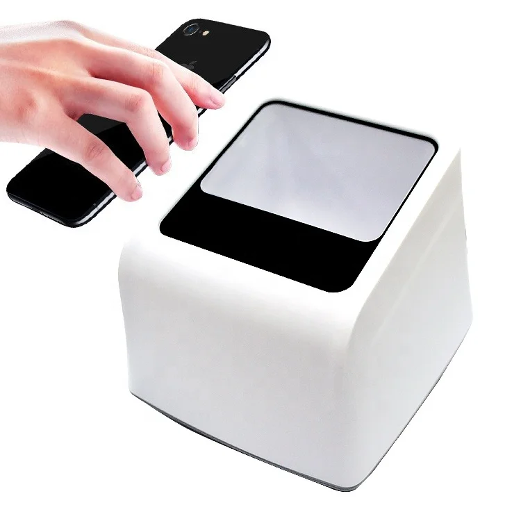 Mobile Payment Box Qr Bar Code Scanner Reader Desktop Pda Android Price Label Corded Barcode Scanner