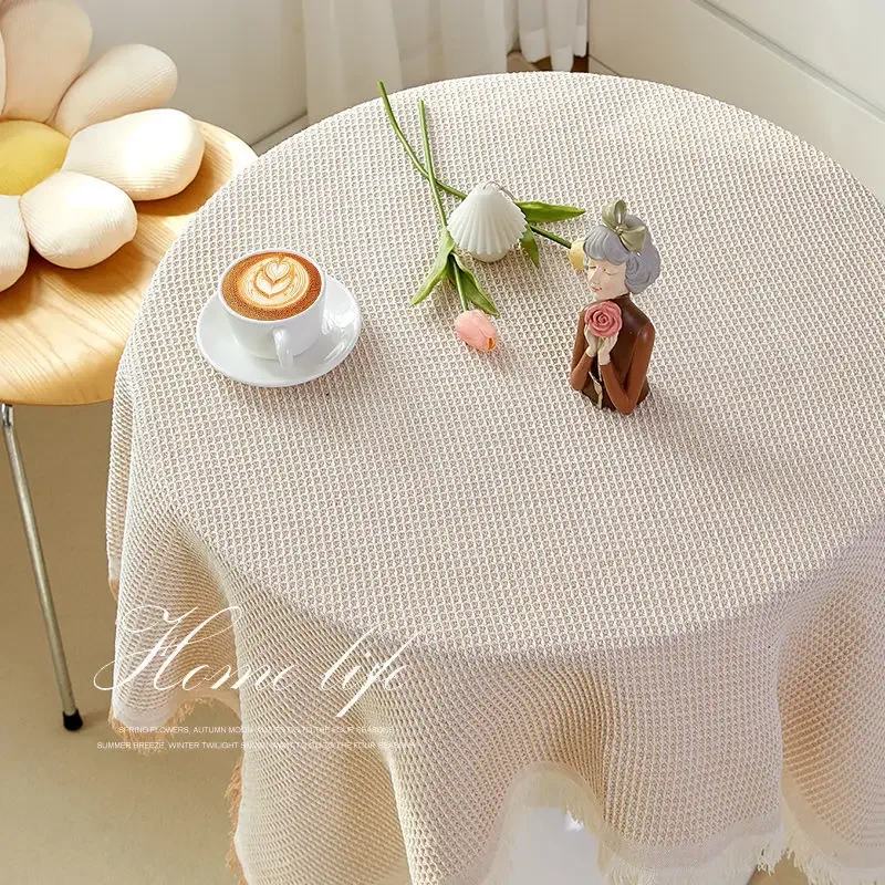 

50129 Table cloth waterproof, oil proof, and wash free PVCmesh red tablecloth, desk, student coffee table, table mat fabric art