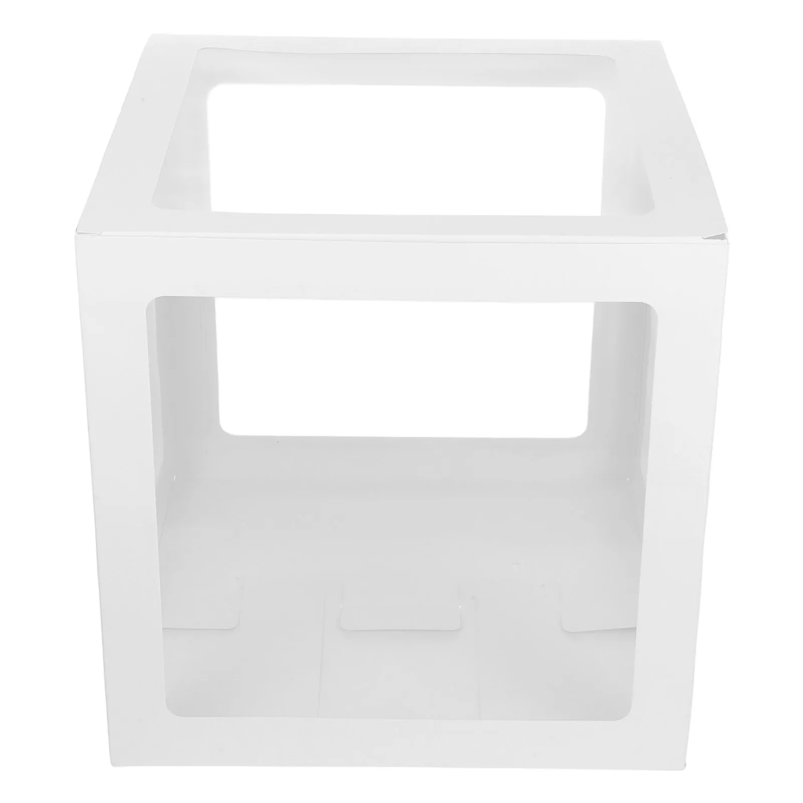 

1pc Transparent Balloons Box Durable Paper Pvc Material For Wedding Birthday Festival Party Balloon Storage Case Balloons