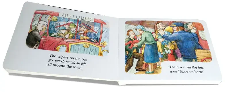 The Wheels on the Bus, thewheelsonthebus Baby Children's books aged 1 2 3, English picture book, 9780517709986